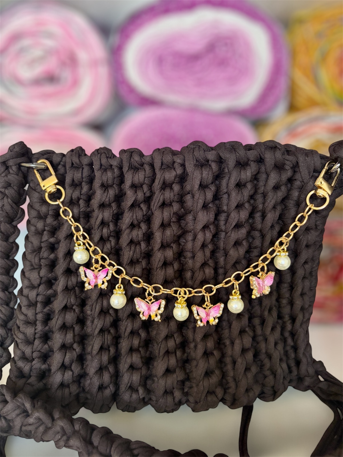 Tori crossbody — handmade crochet bags in the UAE