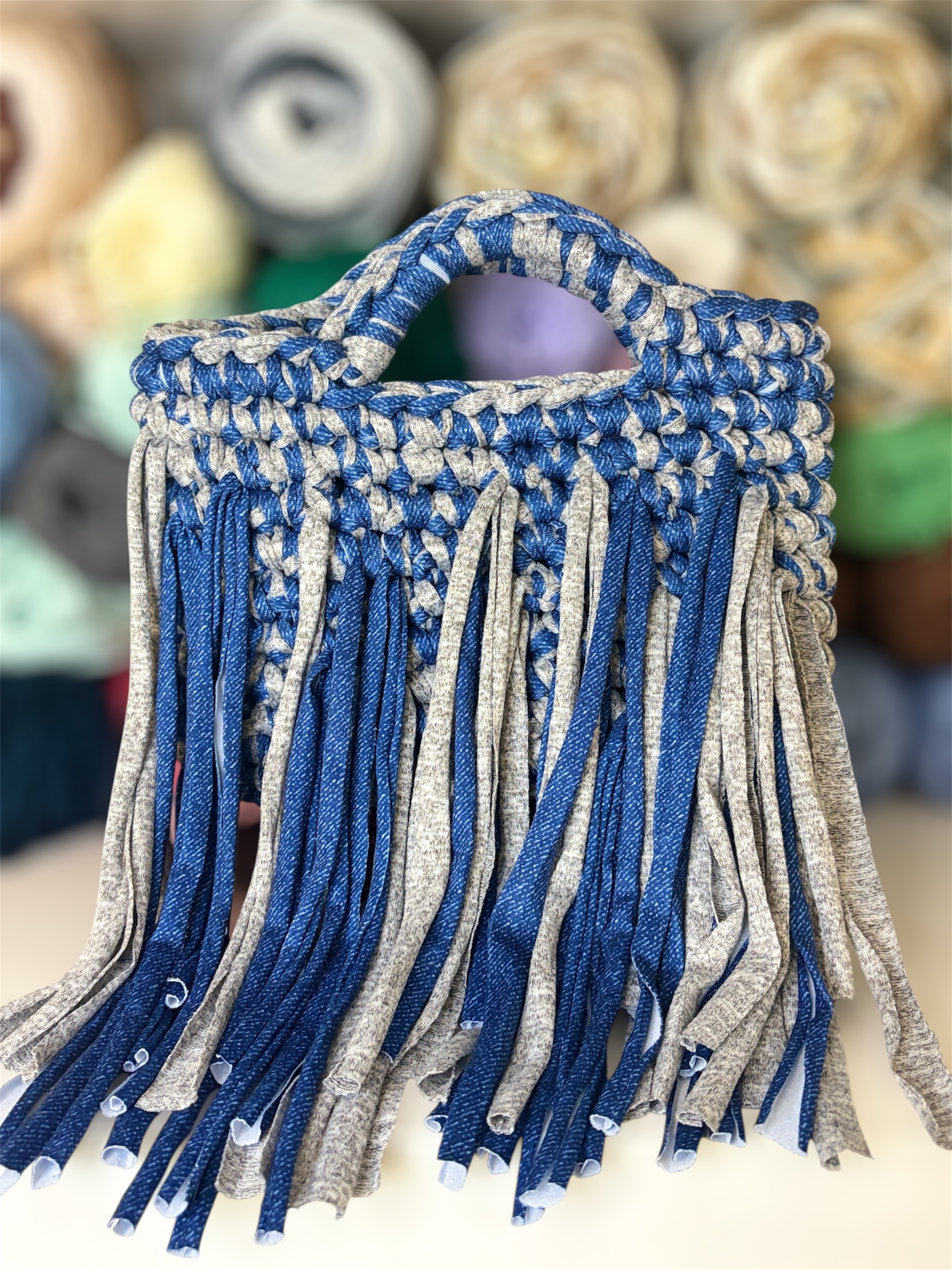 Tassle bag — handmade crochet sale in the UAE